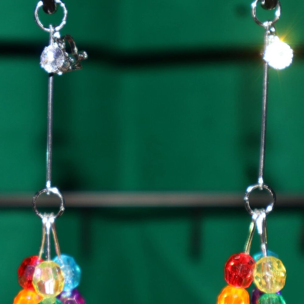 Handmade Clip-On Earrings - PRIDE SUPPORT - COJ 120 - 149 - Picture 2 of 2